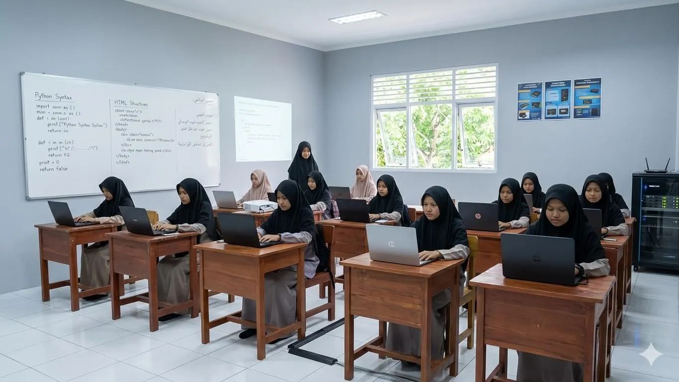 Belajar di Lab. Komputer