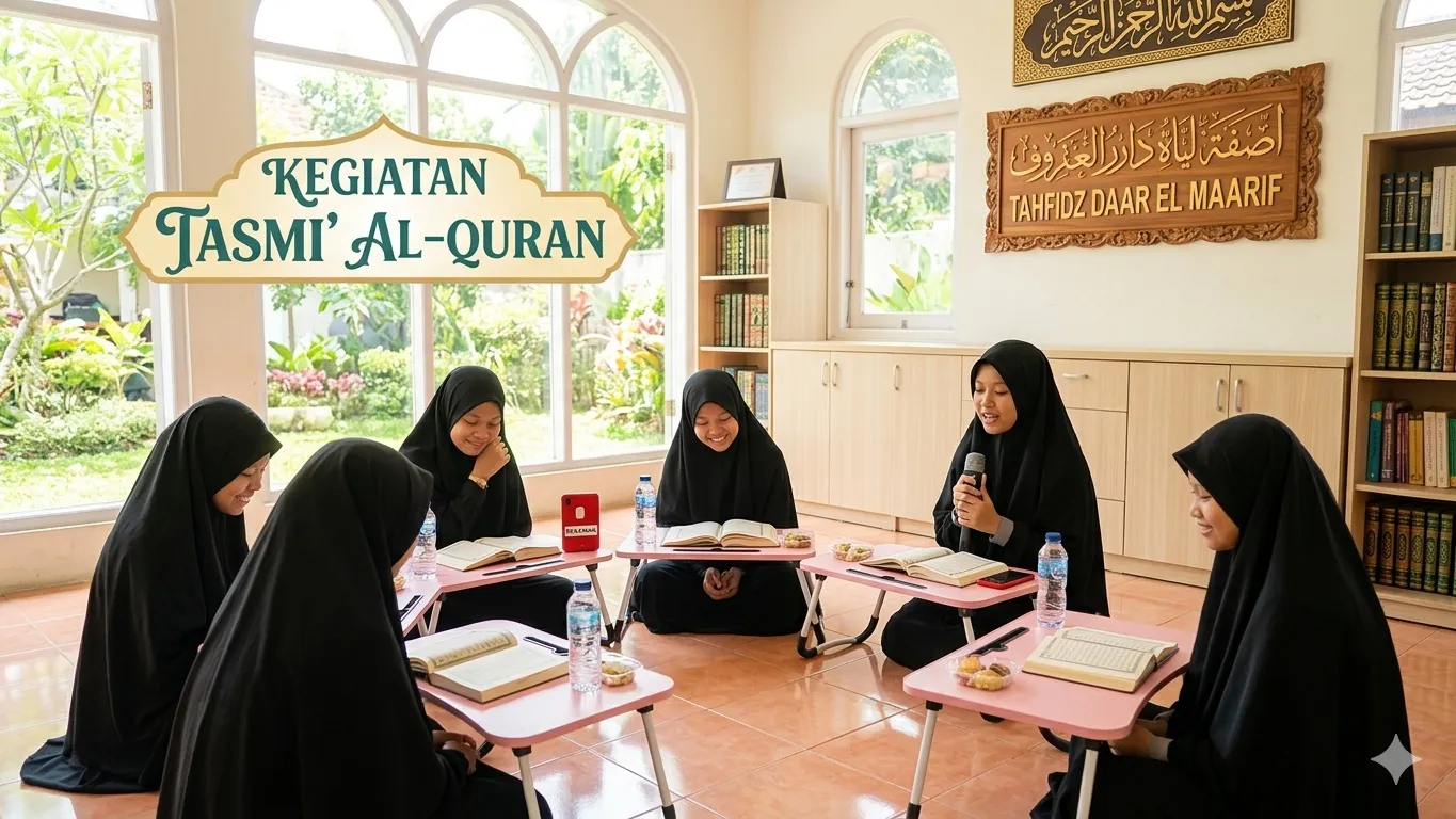 Suasana TASMI Bulanan Santri Dengan Musrifah